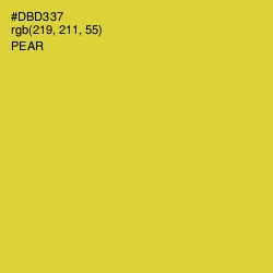 #DBD337 - Pear Color Image