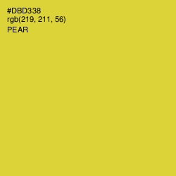 #DBD338 - Pear Color Image