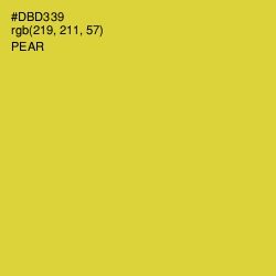 #DBD339 - Pear Color Image