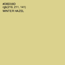 #DBD38D - Winter Hazel Color Image