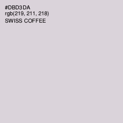 #DBD3DA - Swiss Coffee Color Image