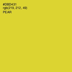 #DBD431 - Pear Color Image
