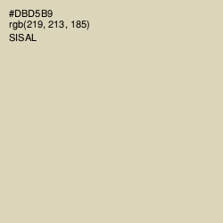 #DBD5B9 - Sisal Color Image