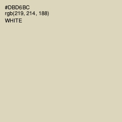 #DBD6BC - Sisal Color Image