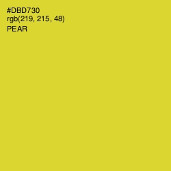 #DBD730 - Pear Color Image