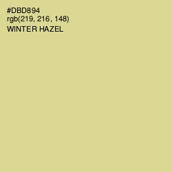 #DBD894 - Winter Hazel Color Image