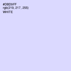 #DBD9FF - Fog Color Image