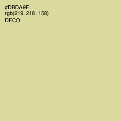 #DBDA9E - Deco Color Image
