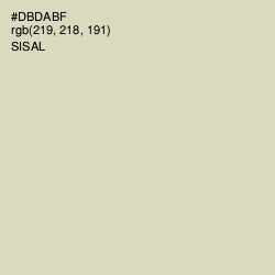 #DBDABF - Sisal Color Image