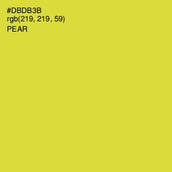 #DBDB3B - Pear Color Image