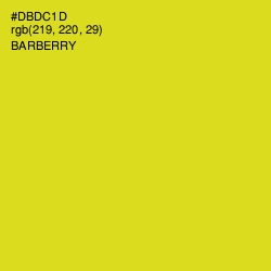 #DBDC1D - Barberry Color Image