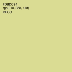 #DBDC94 - Deco Color Image