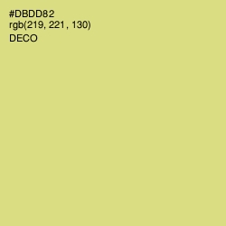 #DBDD82 - Deco Color Image