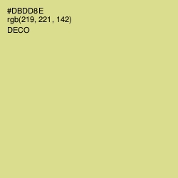 #DBDD8E - Deco Color Image