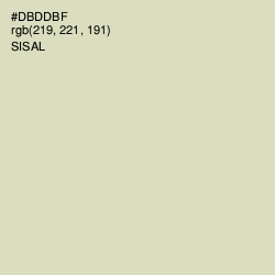 #DBDDBF - Sisal Color Image