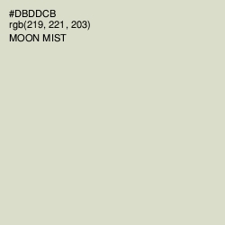 #DBDDCB - Moon Mist Color Image