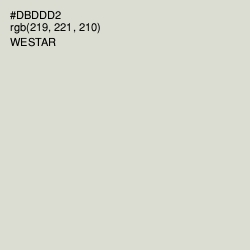 #DBDDD2 - Westar Color Image