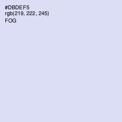 #DBDEF5 - Fog Color Image