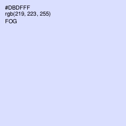 #DBDFFF - Fog Color Image