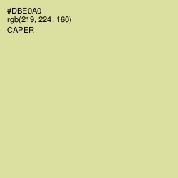 #DBE0A0 - Caper Color Image