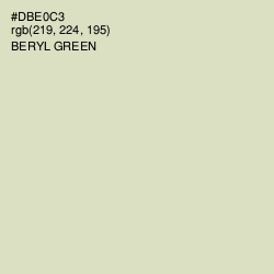 #DBE0C3 - Beryl Green Color Image