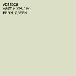 #DBE0C5 - Beryl Green Color Image
