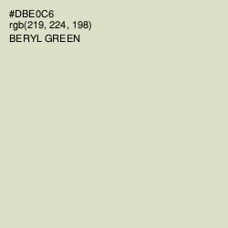 #DBE0C6 - Beryl Green Color Image