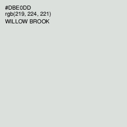 #DBE0DD - Willow Brook Color Image