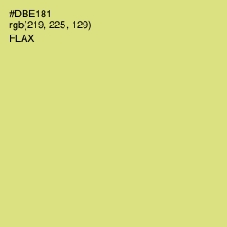 #DBE181 - Flax Color Image