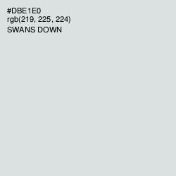 #DBE1E0 - Swans Down Color Image