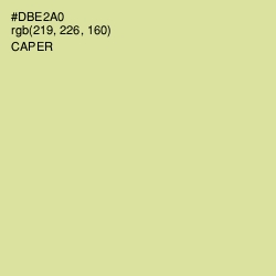 #DBE2A0 - Caper Color Image