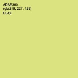 #DBE380 - Flax Color Image