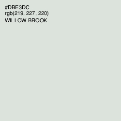 #DBE3DC - Willow Brook Color Image