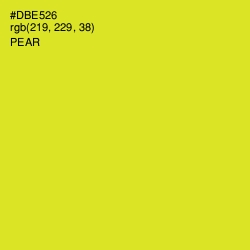 #DBE526 - Pear Color Image