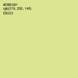 #DBE691 - Deco Color Image