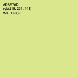 #DBE78D - Wild Rice Color Image