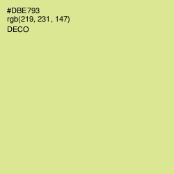 #DBE793 - Deco Color Image