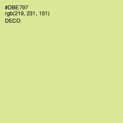 #DBE797 - Deco Color Image