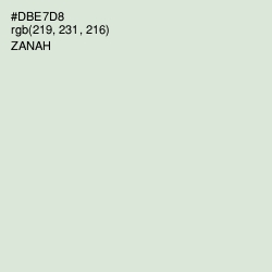 #DBE7D8 - Zanah Color Image