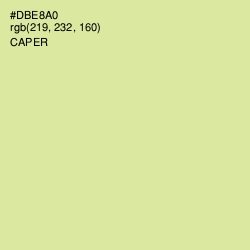 #DBE8A0 - Caper Color Image