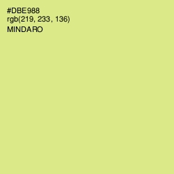 #DBE988 - Mindaro Color Image