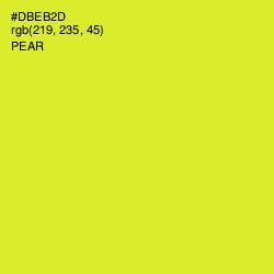 #DBEB2D - Pear Color Image