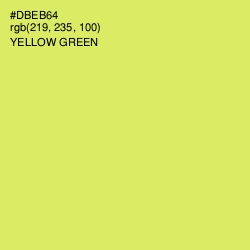 #DBEB64 - Yellow Green Color Image