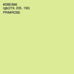 #DBEB96 - Primrose Color Image
