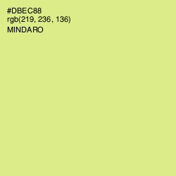 #DBEC88 - Mindaro Color Image