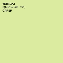 #DBECA1 - Caper Color Image