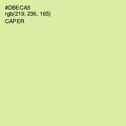 #DBECA5 - Caper Color Image