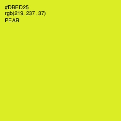 #DBED25 - Pear Color Image