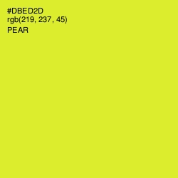 #DBED2D - Pear Color Image