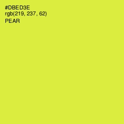 #DBED3E - Pear Color Image